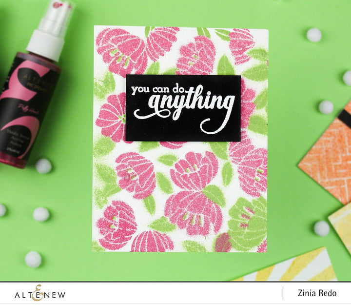 Ink Spray Frayed Leaf Metallic Shimmer Ink Spray