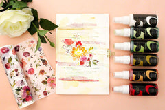 Ink Spray Frayed Leaf Metallic Shimmer Ink Spray