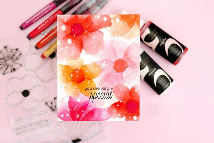 Ink Spray Frosty Pink Metallic Shimmer Ink Spray