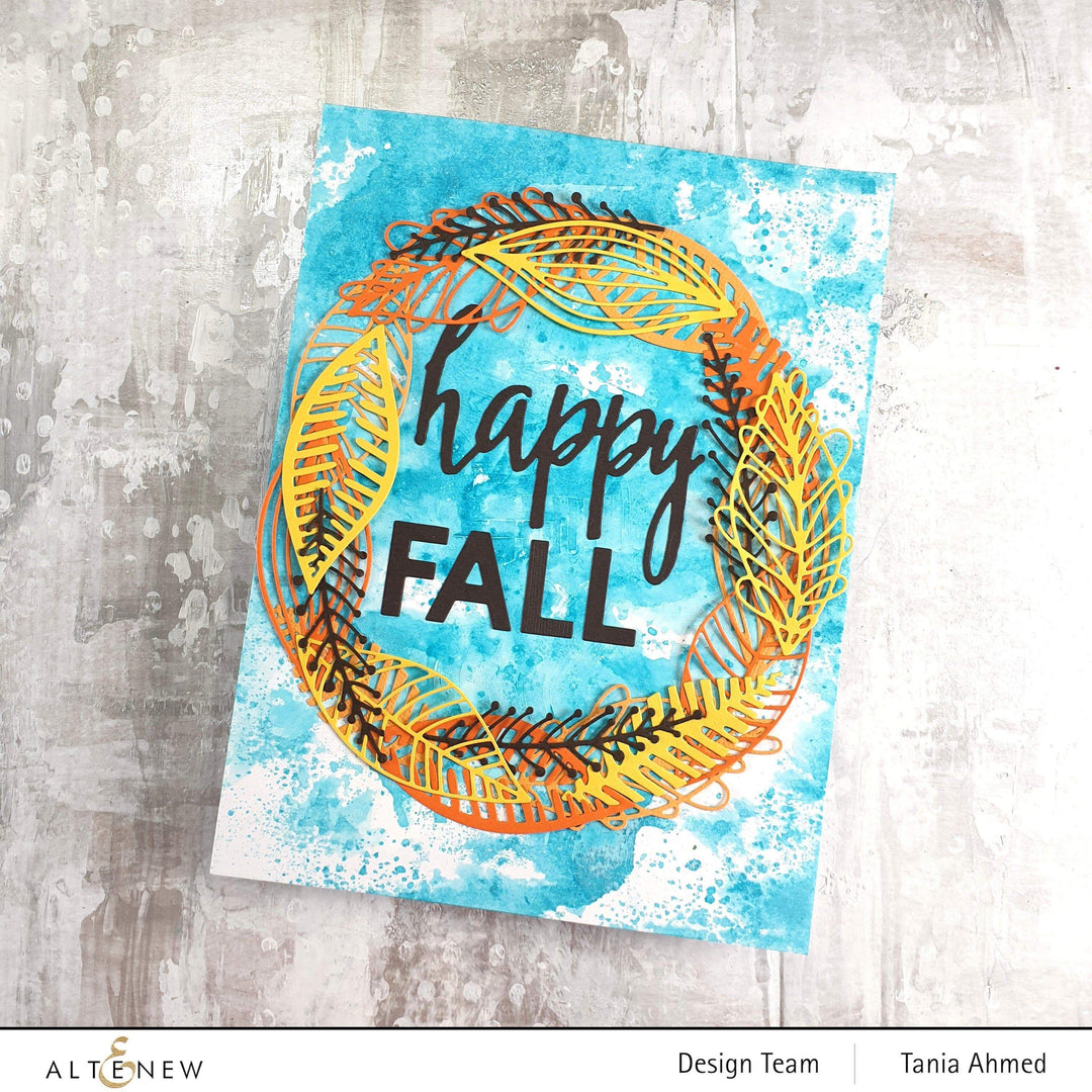 Ink Spray Ocean Waves Metallic Shimmer Ink Spray