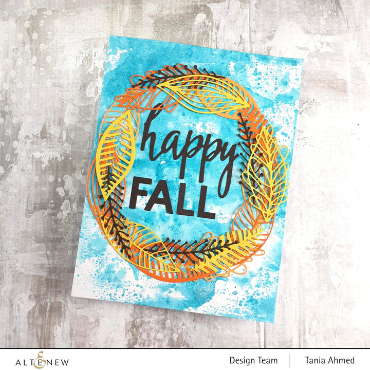 Ink Spray Ocean Waves Metallic Shimmer Ink Spray