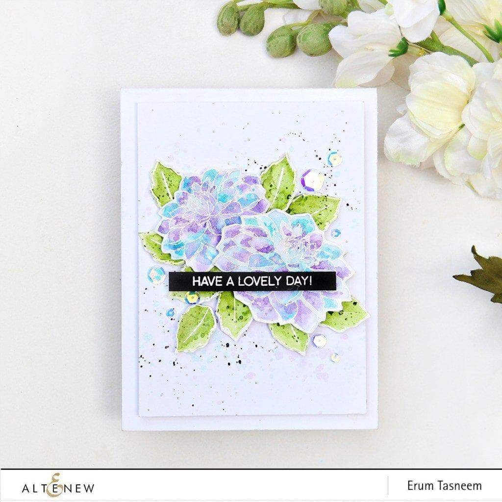 Ink Spray Ocean Waves Metallic Shimmer Ink Spray