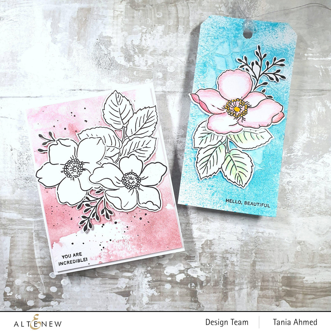 Ink Spray Ocean Waves Metallic Shimmer Ink Spray