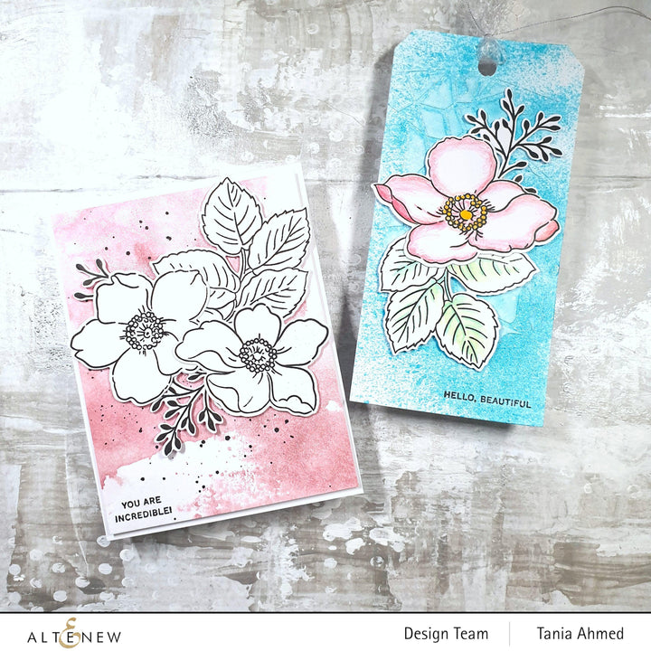 Ink Spray Ocean Waves Metallic Shimmer Ink Spray