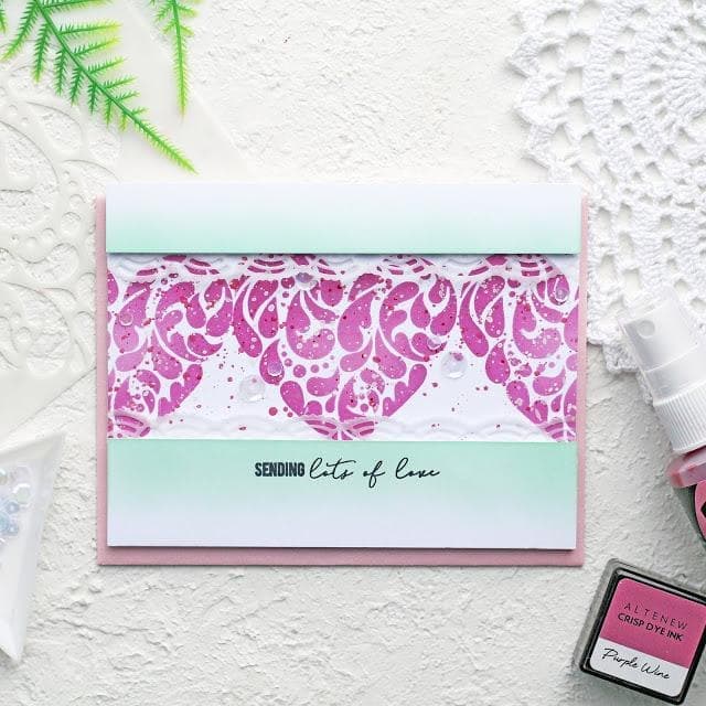 Ink Spray Puffy Heart Metallic Shimmer Ink Spray