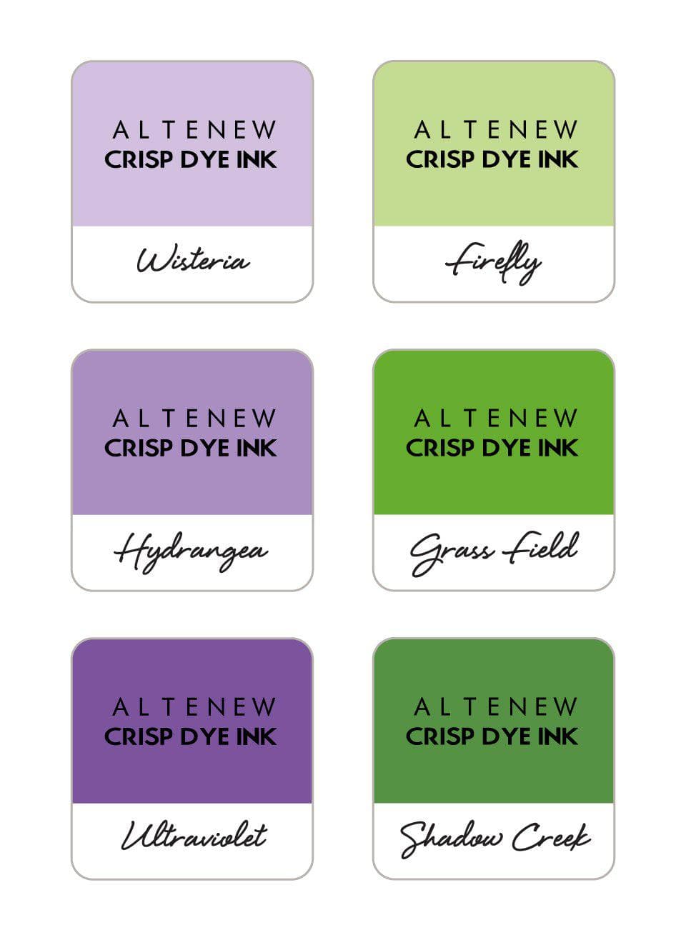 Inks Blossom Branch 6 Crisp Dye Ink Mini Cube Set
