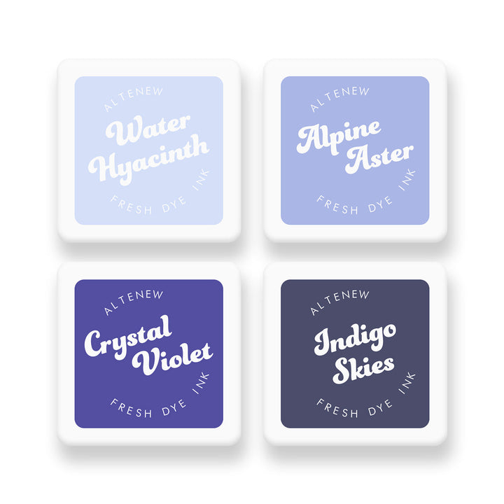 Inks Blue Mountains Fresh Dye Ink Mini Cube Set