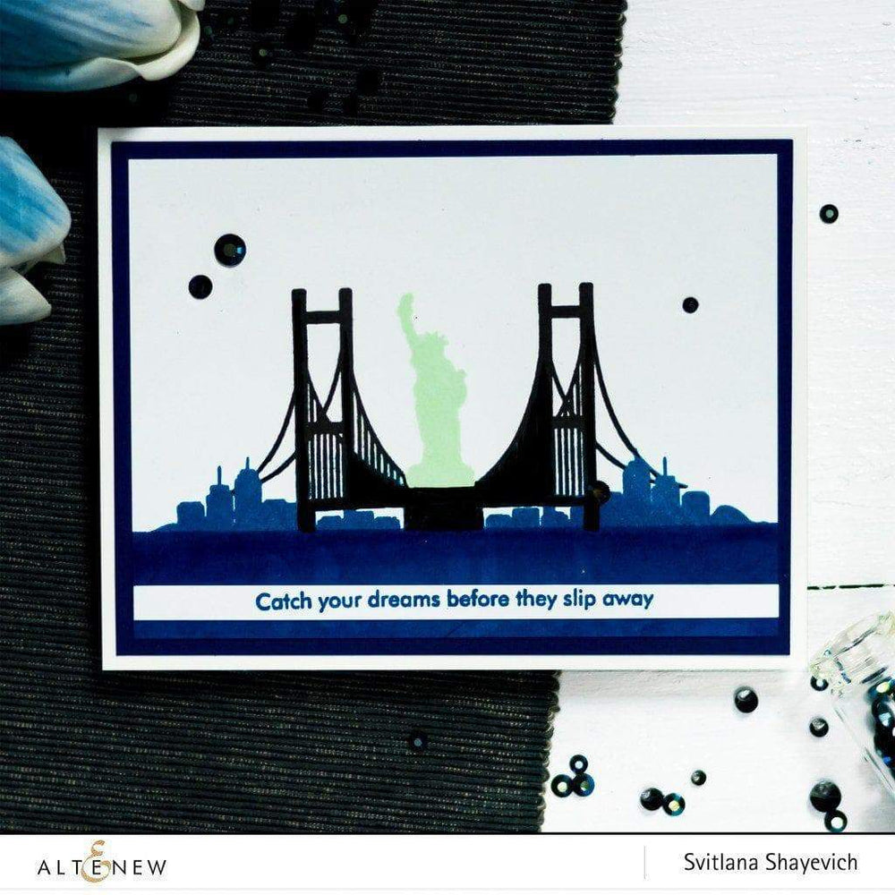 Inks Deep Blue Seas Crisp Dye Ink Mini Cube Set