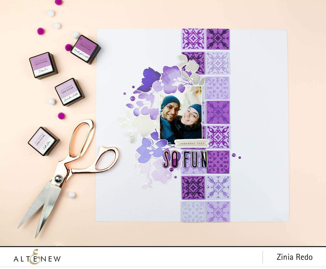 Inks Enchanted Garden Crisp Dye Ink Mini Cube Set