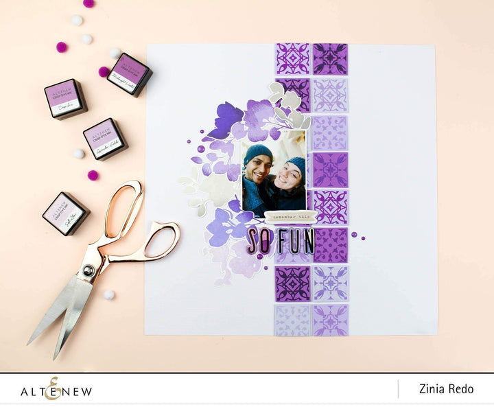 Inks Enchanted Garden Crisp Dye Ink Mini Cube Set