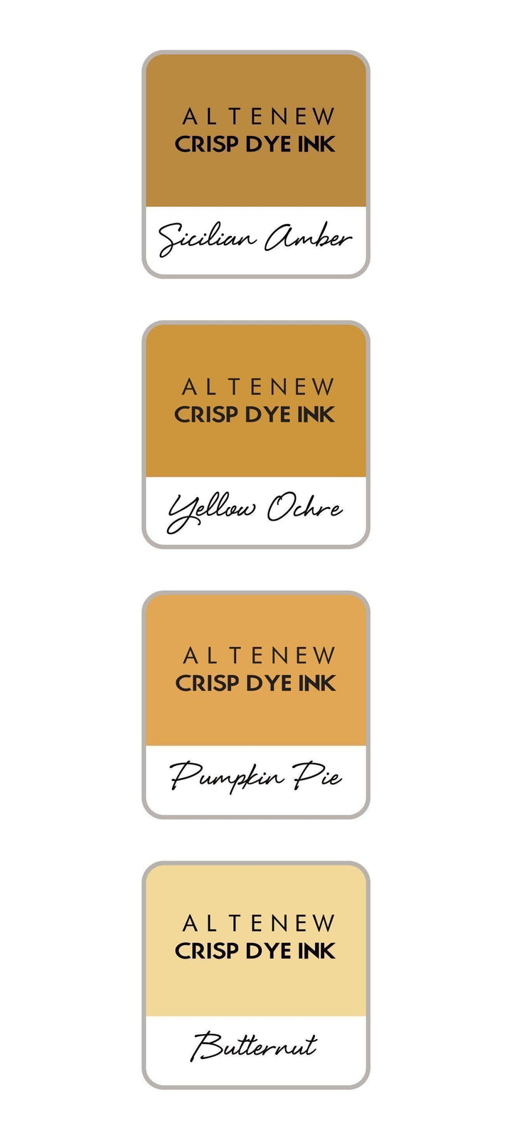 Inks Fall Harvest Crisp Dye Ink Mini Cube Set