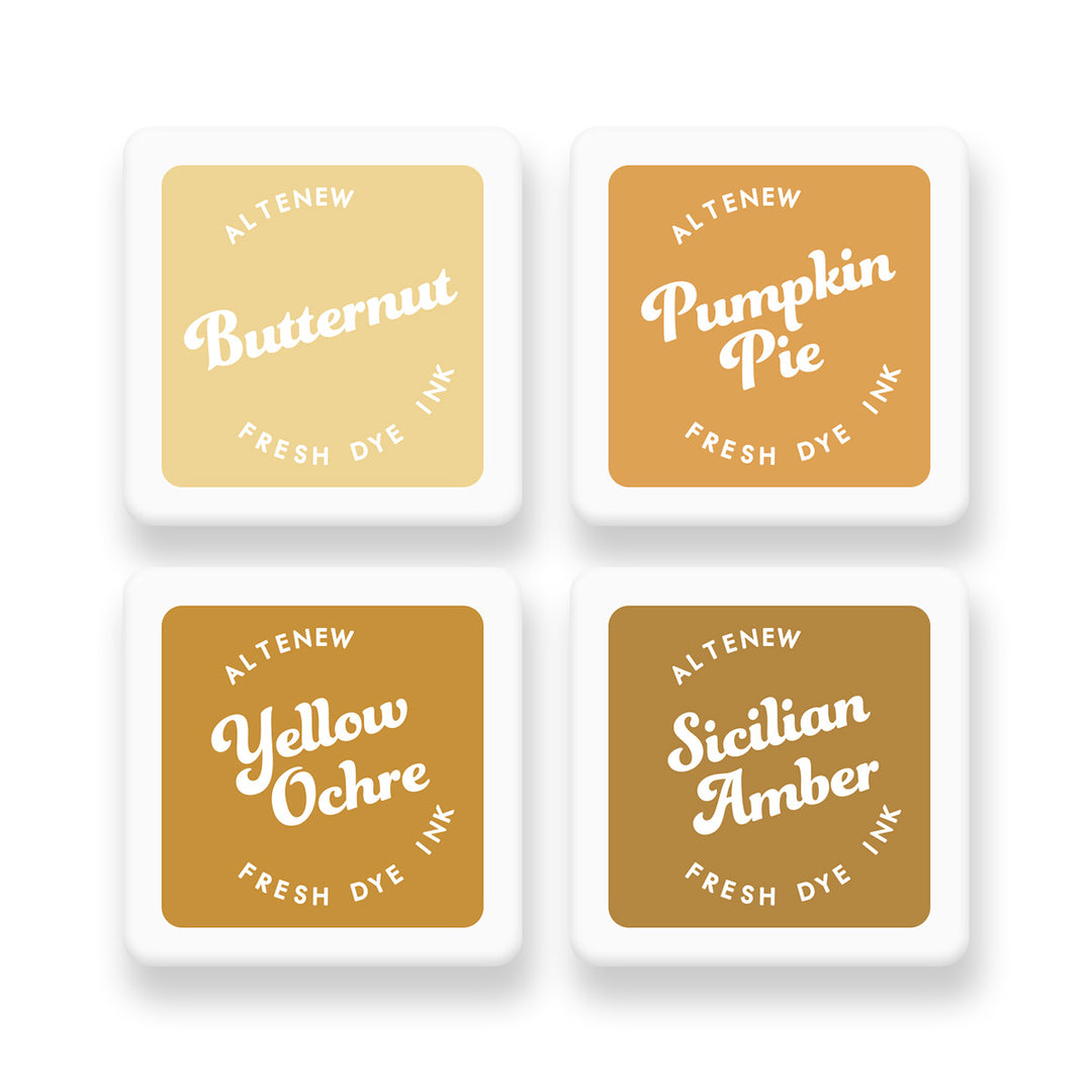Inks Fall Harvest Fresh Dye Ink Mini Cube Set