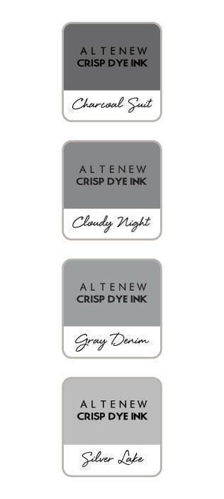 Inks Gentleman's Gray Crisp Dye Ink Mini Cube Set
