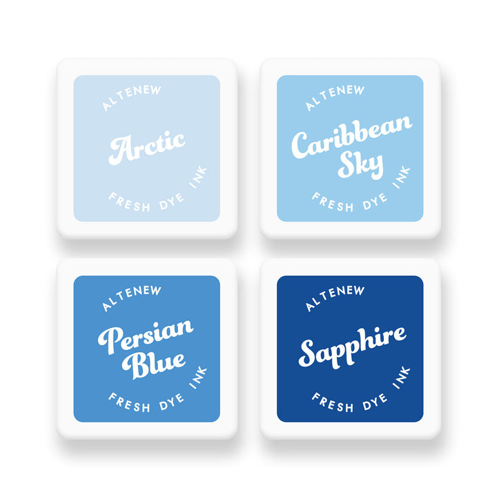 Inks Glacier Caves Fresh Dye Ink Mini Cube Set