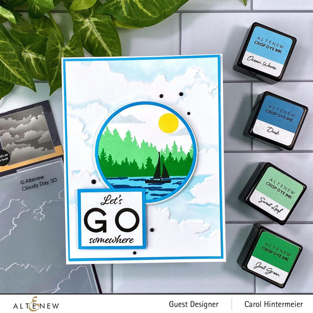 Inks Green Meadows Crisp Dye Ink Mini Cube Set