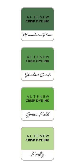 Inks Green Valley Crisp Dye Ink Mini Cube Set