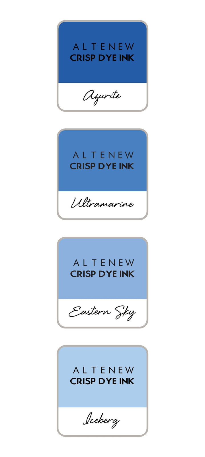 Inks Lapis Lazuli Crisp Dye Ink Mini Cube Set