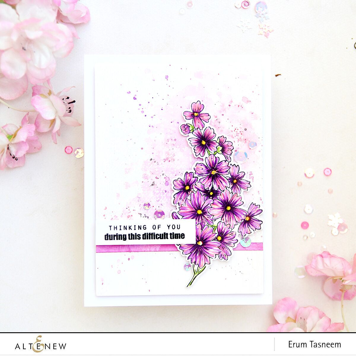 Inks Lilac Blossoms 6 Crisp Dye Ink Mini Cube Set