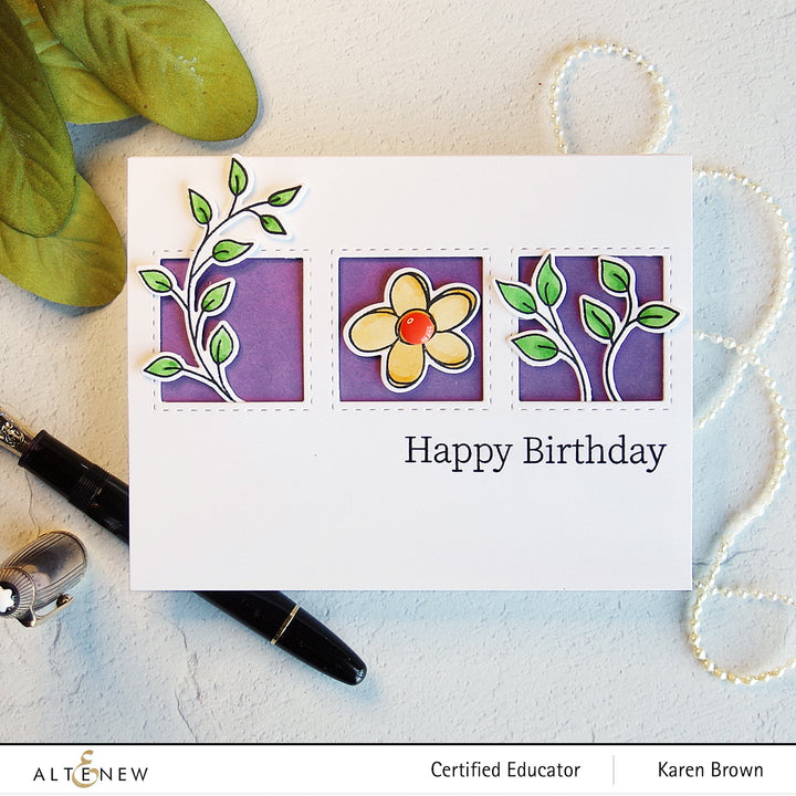 Inks Lilac Blossoms 6 Crisp Dye Ink Mini Cube Set