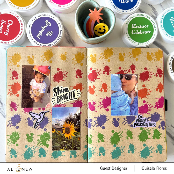 Inks Ocean Dreams Fresh Dye Ink 6 Mini Cube Set