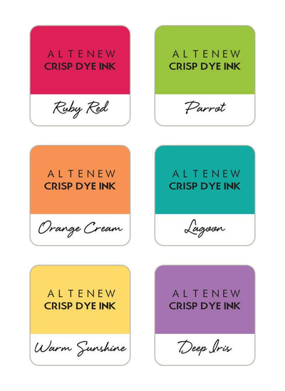 Inks Rainbow Prism 6 Crisp Dye Ink Mini Cube Set