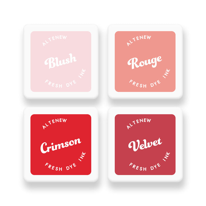 Inks Red Sunset Fresh Dye Ink Mini Cube Set
