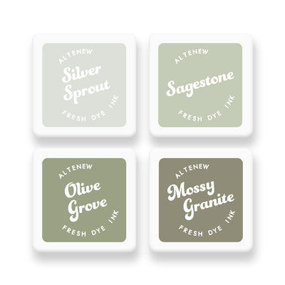 Inks Sage Garden Fresh Dye Ink Mini Cube Set