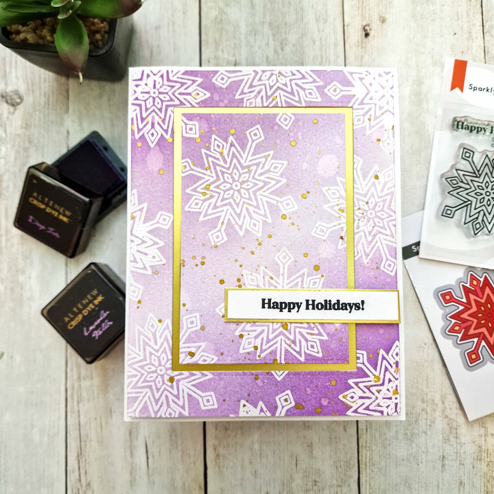 Inks Shades of Purple Crisp Dye Ink Mini Cube Set