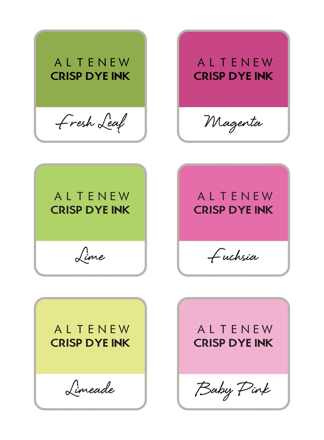 Inks Spring Bouquet 6 Crisp Dye Ink Mini Cube Set
