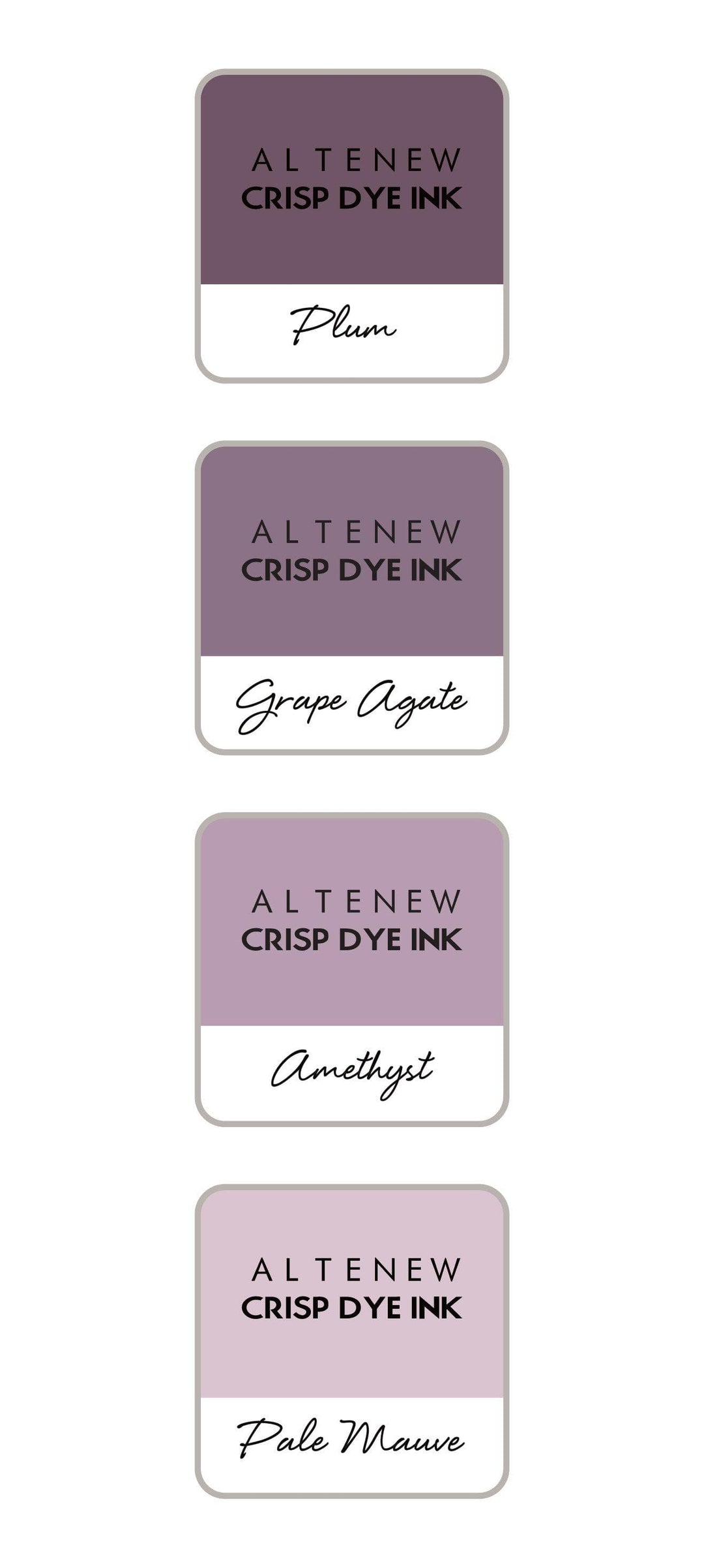Inks Sugarplums Crisp Dye Ink Mini Cube Set