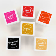 Inks Summer Sunrise Fresh Dye Ink 6 Mini Cube Set