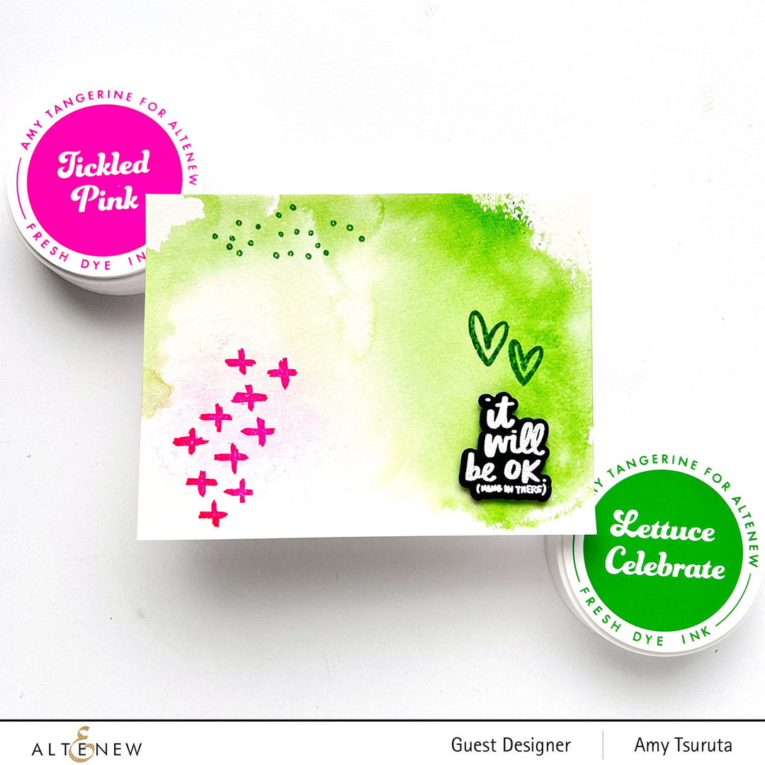 Inks Summer Sunrise Fresh Dye Ink 6 Mini Cube Set