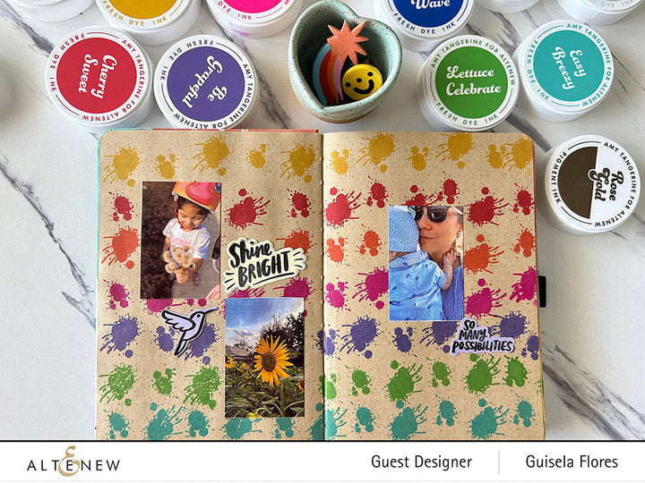 Inks Summer Sunrise Fresh Dye Ink 6 Mini Cube Set