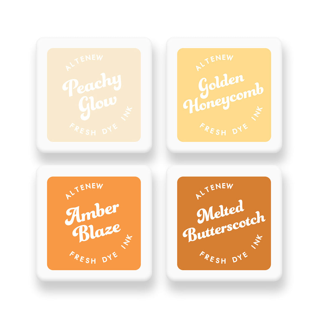 Inks Sun-Kissed Delights Fresh Dye Ink Mini Cube Set
