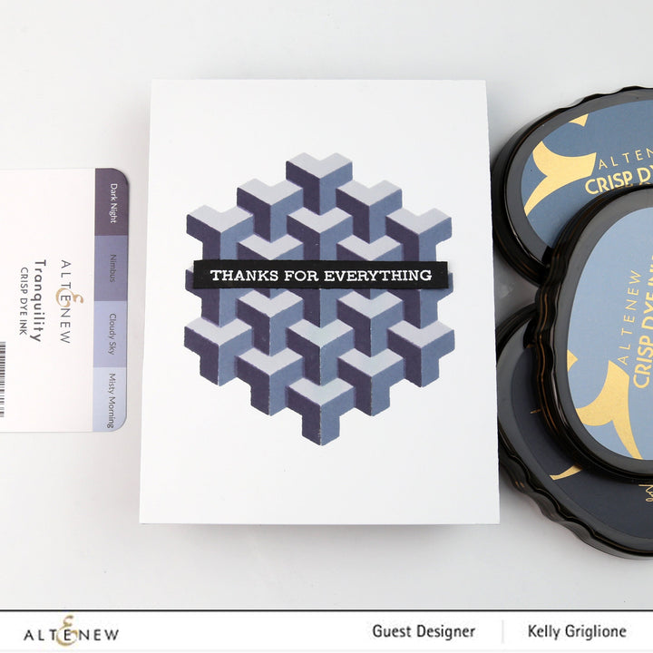 Inks Tranquility Crisp Dye Ink Mini Cube Set
