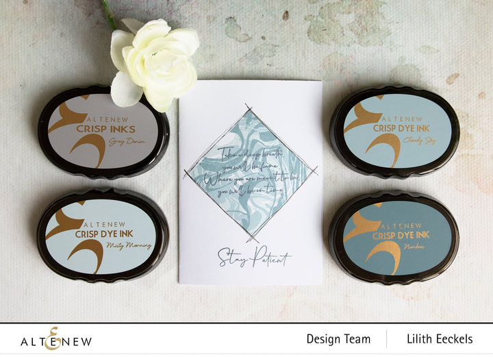Inks Tranquility Crisp Dye Ink Mini Cube Set