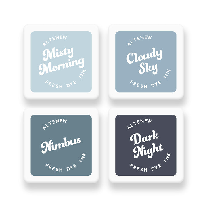 Inks Tranquility Fresh Dye Ink Mini Cube Set