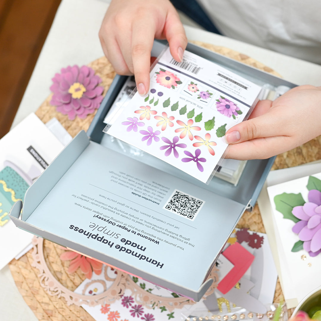 Kit Floral Elegance Greeting Card Kit