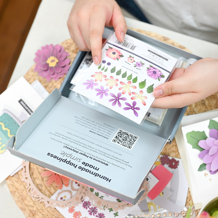 Kit Floral Elegance Greeting Card Kit