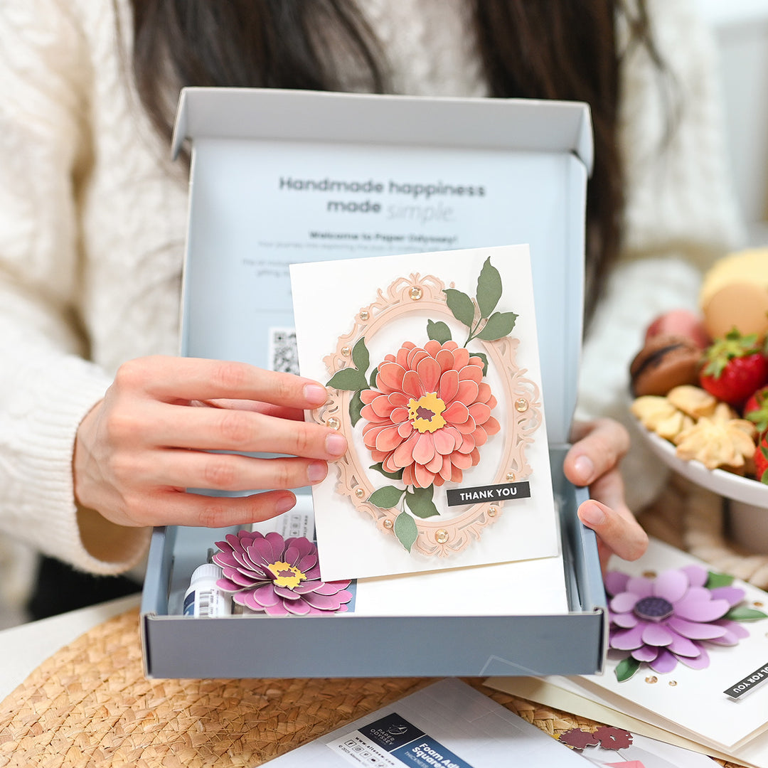 Kit Floral Elegance Greeting Card Kit