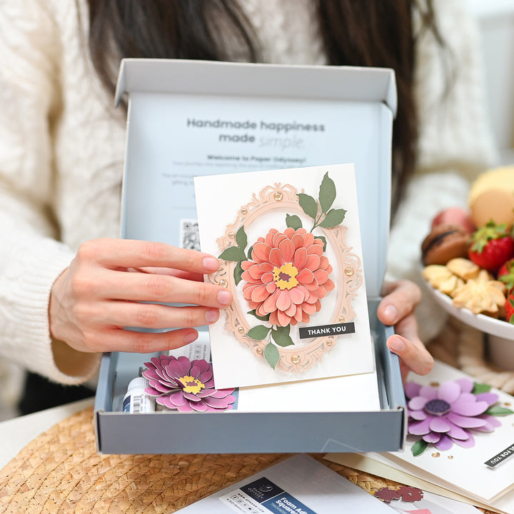 Kit Floral Elegance Greeting Card Kit