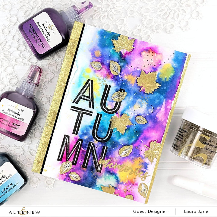 Liquid Watercolor Bundle Tropical Fiesta Liquid Watercolor - Brush Marker Refill Bundle