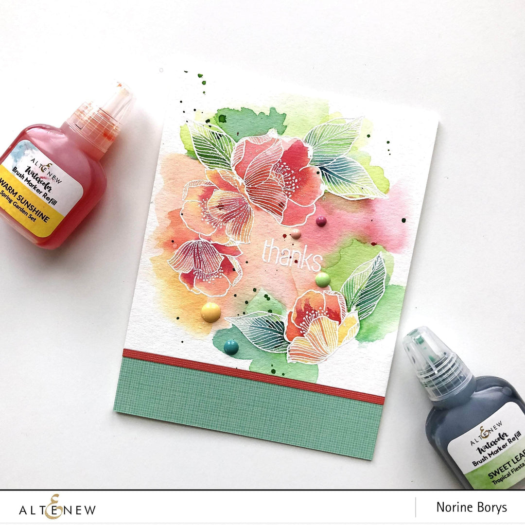 Liquid Watercolor Bundle Tropical Fiesta Liquid Watercolor - Brush Marker Refill Bundle