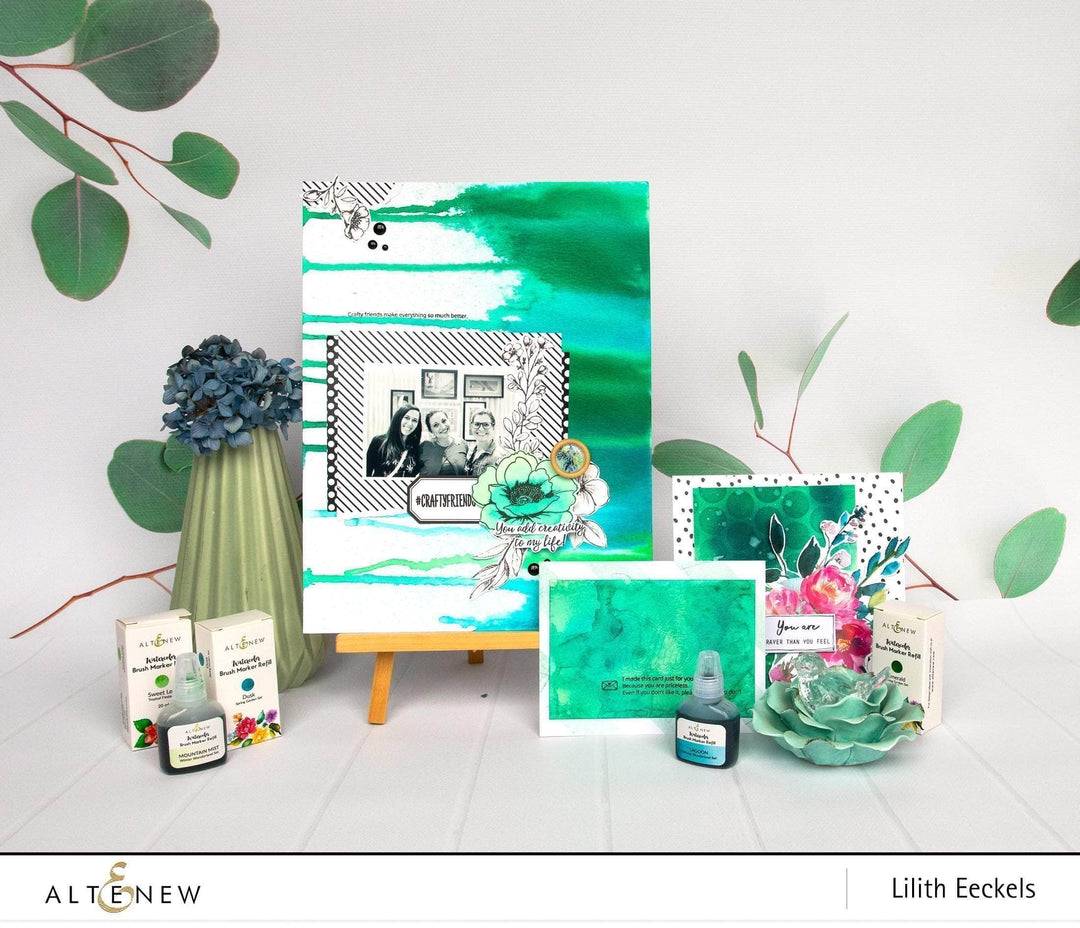 Liquid Watercolor Bundle Tropical Fiesta Liquid Watercolor - Brush Marker Refill Bundle