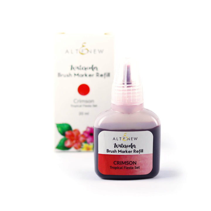 Liquid Watercolor Crimson Liquid Watercolor - Brush Marker Refill