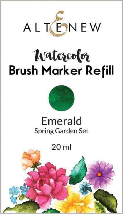 Liquid Watercolor Emerald Liquid Watercolor - Brush Marker Refill (Spring Garden Set)