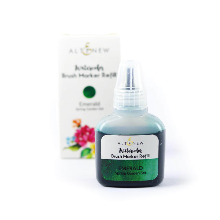 Liquid Watercolor Emerald Liquid Watercolor - Brush Marker Refill (Spring Garden Set)