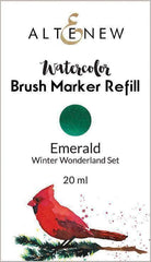 Liquid Watercolor Emerald Liquid Watercolor - Brush Marker Refill (Winter Wonderland Set)