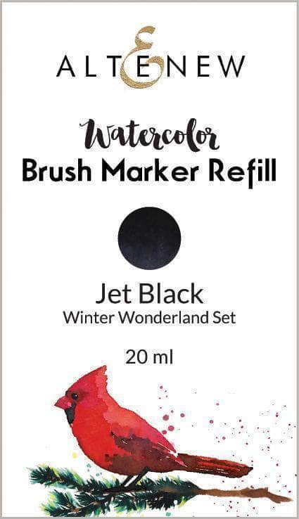 Liquid Watercolor Jet Black Liquid Watercolor - Brush Marker Refill