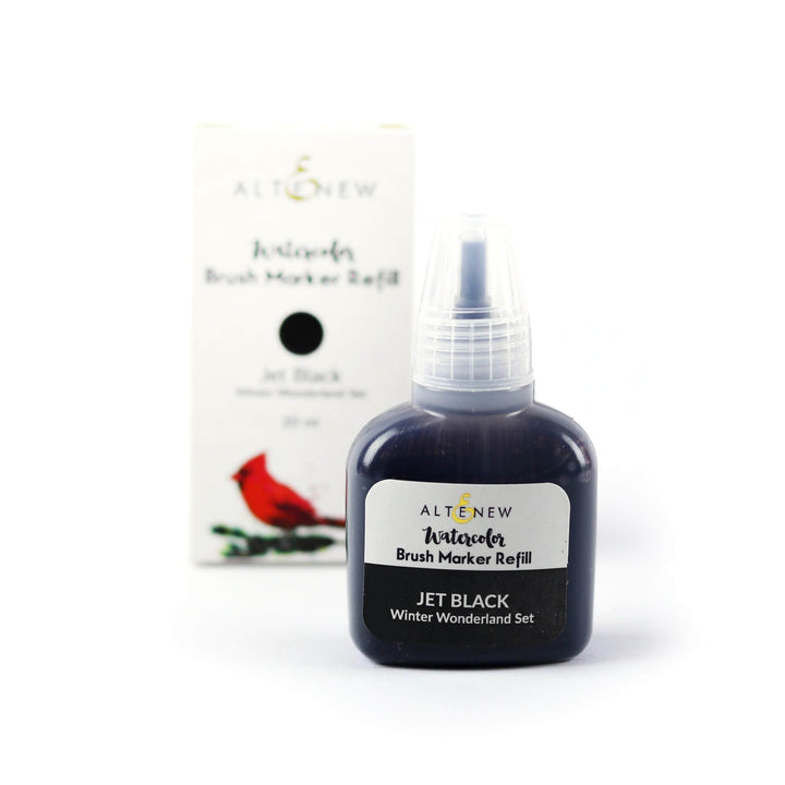 Liquid Watercolor Jet Black Liquid Watercolor - Brush Marker Refill